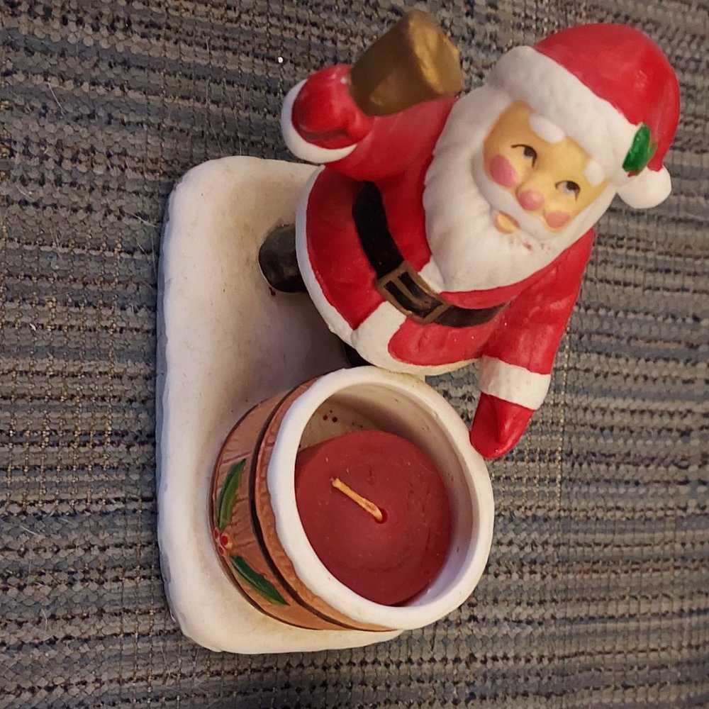 Santa Votive Holder